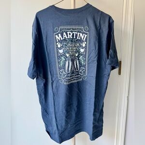 Vineyard Vines Navy Martini Tee with Whale Logo